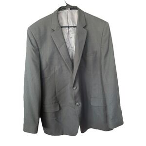 Haggar Men's Travel Performance Tailored Fit 48R Grey Separate Suit Jacket
